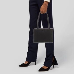 KATE SPADE Vintage Original 90's Black
Nylon Sam Box Tote Shoulder Bag